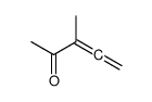 3-甲基-3,4-戊二烯-2-酮 结构式