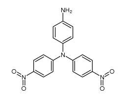 N,N-双(4-硝基苯基)苯-1,4-二胺 结构式