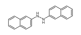 1,2-二(萘-2-基)肼 结构式