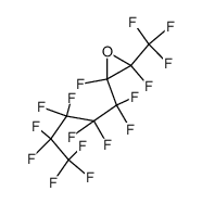 2,3-二氟-2-(三氟甲基)-3-(1,1,2,2,3,3,4,4,5,5,5-十一氟戊基)环氧乙烷 结构式