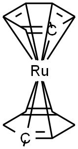 (η6-甲苯)(η4-1-甲基-1,4-环己二烯)合钌 结构式