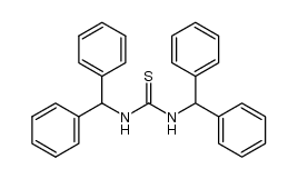 N,N'-二苯甲基硫脲 结构式