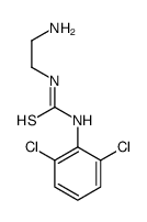 1-(2-aminoethyl)-3-(2,6-dichlorophenyl)thiourea 结构式