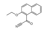 2-乙氧基-α-氧代-1-萘乙腈 结构式