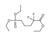 5-二乙氧基磷酰基-2,2-二氟戊酸乙酯 结构式