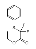 2,2-二氟-2-苯硫基乙酸乙酯 结构式