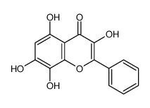 3,5,7,8-四羟基-2-苯基色烯-4-酮 结构式