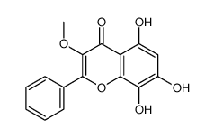 5,7,8-三羟基-3-甲氧基-2-苯基色烯-4-酮 结构式