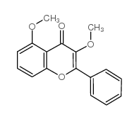 3,5-二甲氧黄酮 结构式