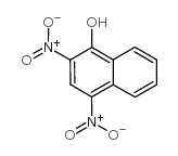 2,4-二硝基-1-萘酚 结构式