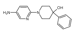 1-(5-氨基-2-吡啶基)-4-苯基-4-哌啶醇 结构式