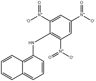N-(2,4,6-三硝基苯基)-1-萘胺 结构式