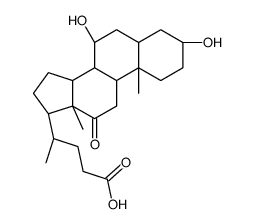 试剂12-Ketoursodeoxycholic Acid(储存“-20℃”；运输“冰袋”) 结构式