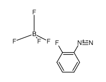 Benzenediazonium, 2-fluoro-, tetrafluoroborate(1-) 结构式