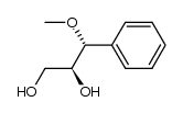 (2S,3R)-3-甲氧基-3-苯基-1,2-丙二醇 结构式