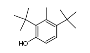 2,4-二叔丁基-3-甲基苯酚 结构式