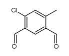 4-氯-6-甲基间苯二甲醛 结构式