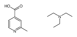 2-甲基异烟酸三乙胺盐 结构式