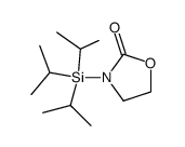 3-三异丙基硅基-2-恶唑烷酮 结构式
