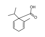 2-甲基-1-异丙基-2,5-环己二烯-1-羧酸 结构式