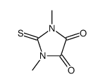 1,3-二甲基-2-硫代-咪唑烷-4,5-二酮 结构式