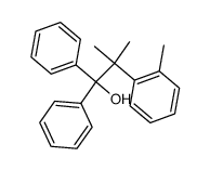 β,β,2-三甲基-α,α-二苯基苯乙醇 结构式