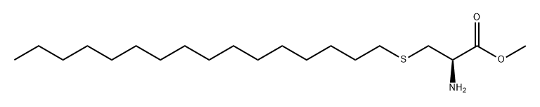 L-Cysteine, S-hexadecyl-, methyl ester 结构式