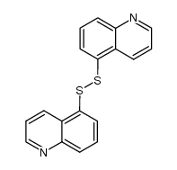 5,5'-二喹啉基二硫化物 结构式