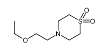 4-(2-乙氧基乙基)硫代吗啉-1,1-二氧化物 结构式