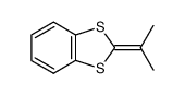 2-异亚丙基-1,3-苯并二硫杂环戊烯 结构式