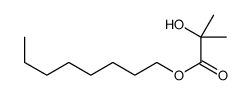 2-羟基-2-甲基丙酸辛酯 结构式
