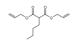 丁基丙二酸二烯丙酯 结构式