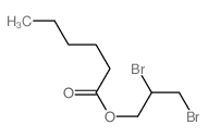 2,3-二溴丙基己酸酯 结构式