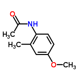 2-乙酰氨基-5-甲氧基甲苯 结构式