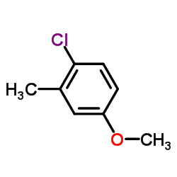 4-氯-3-甲基苯甲醚 结构式