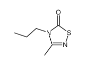 3-甲基-4-丙基-1,2,4-噻二唑-5(4H)-酮 结构式