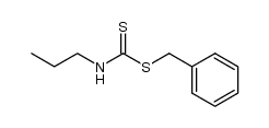 丙基二硫代氨基甲酸苄酯 结构式