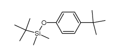 1-叔丁基二甲基硅氧基-4-叔丁基苯 结构式