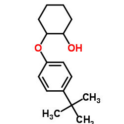 2-(4-叔丁基苯氧基)环己醇 结构式