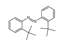 2,2'-二叔丁基偶氮苯 结构式
