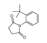 1-(2-叔丁基苯基)吡咯烷-2,5-二酮 结构式