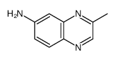3-甲基-6-喹喔啉胺 结构式