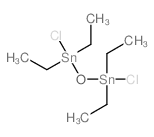 1,3-dichloro-1,1,3,3-tetraethyldistannoxane 结构式