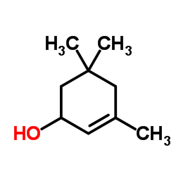 3,5,5-三甲基-2-环己烯-1-醇 结构式