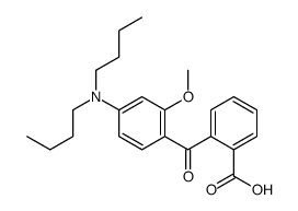 2-[4-(二丁基氨基)-2-甲氧基苯甲酰基]苯甲酸 结构式