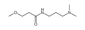 N-(3-二甲氨基丙基)-3-甲氧基丙酰胺 结构式