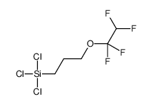 三氯[3-(1,1,2,2-四氟乙氧基)丙基]硅烷 结构式
