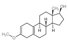 (17B)-3-甲氧基雌甾-2,5(10)-二烯-17-醇 结构式