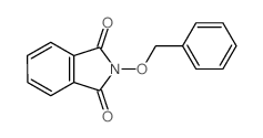 N-(苄氧基)邻苯二甲酰亚胺 结构式