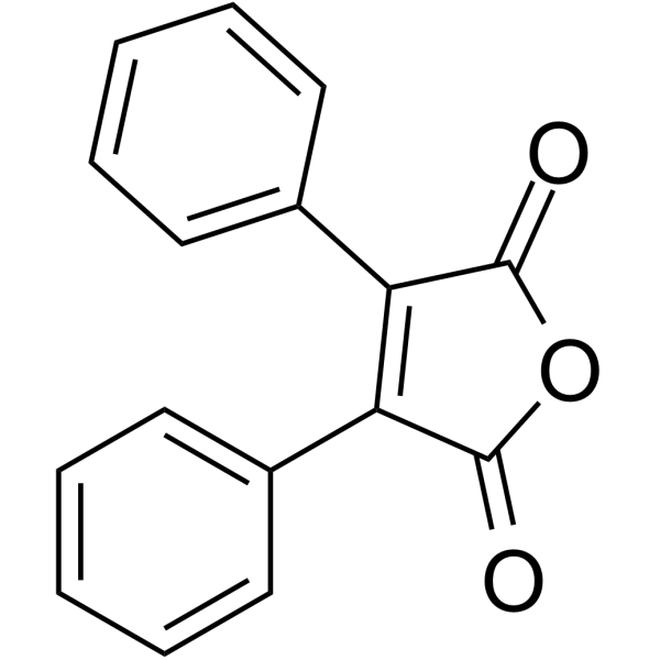 2,3-二苯基马来酸酐 结构式
